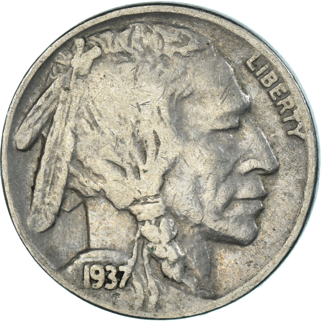 Coin, United States, 5 Cents, 1937