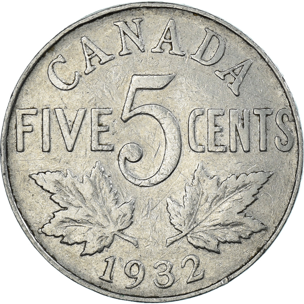 Moneta, Canada, 5 Cents, 1932