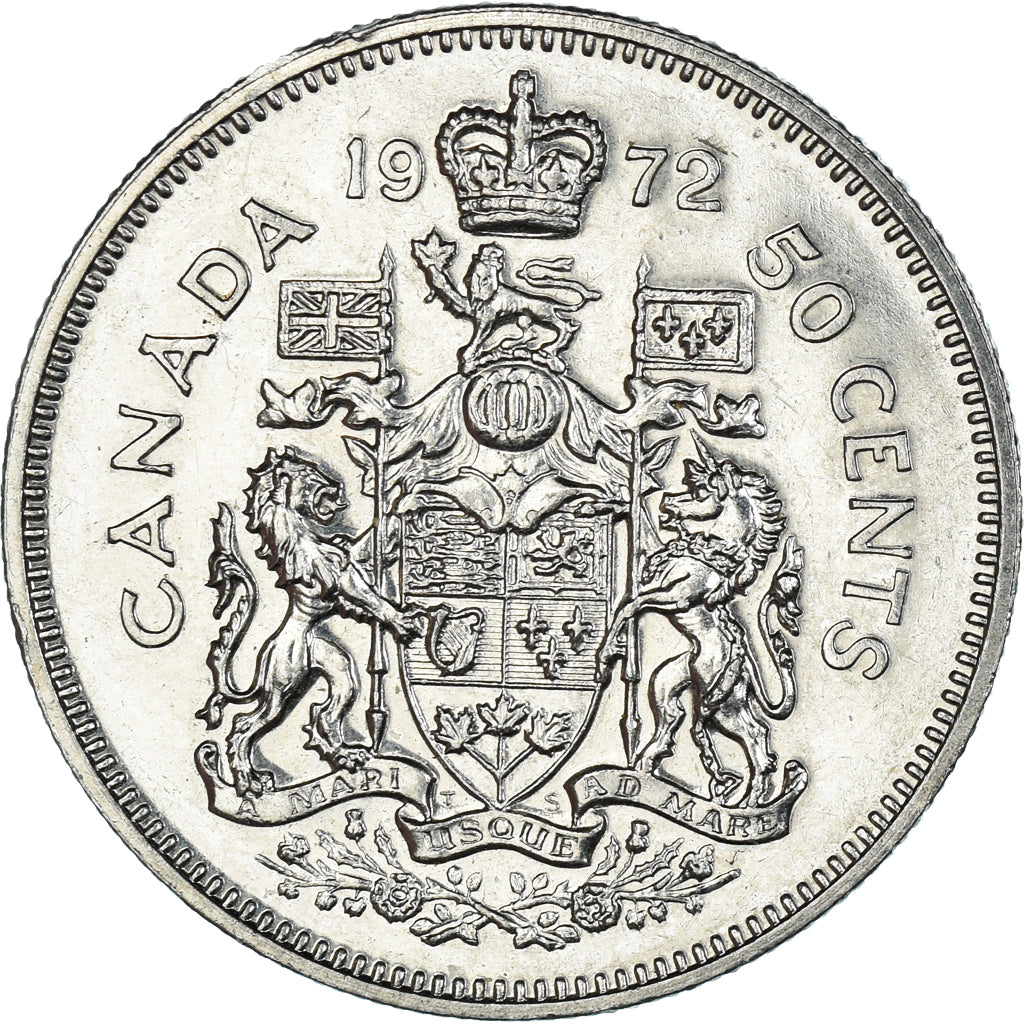 Moneta, Canada, 50 Cents, 1972