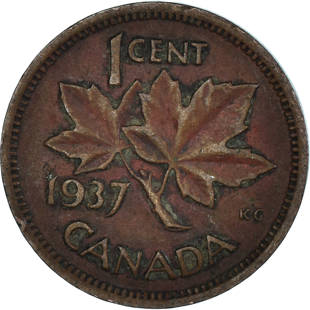 Moneta, Canada, Cent, 1937