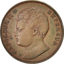 France, 5 Centimes, Napoleon II, 1816, Brussels, MS(60-62), Bronze, Gadoury:133