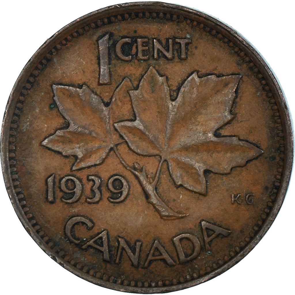Moneta, Canada, Cent, 1939