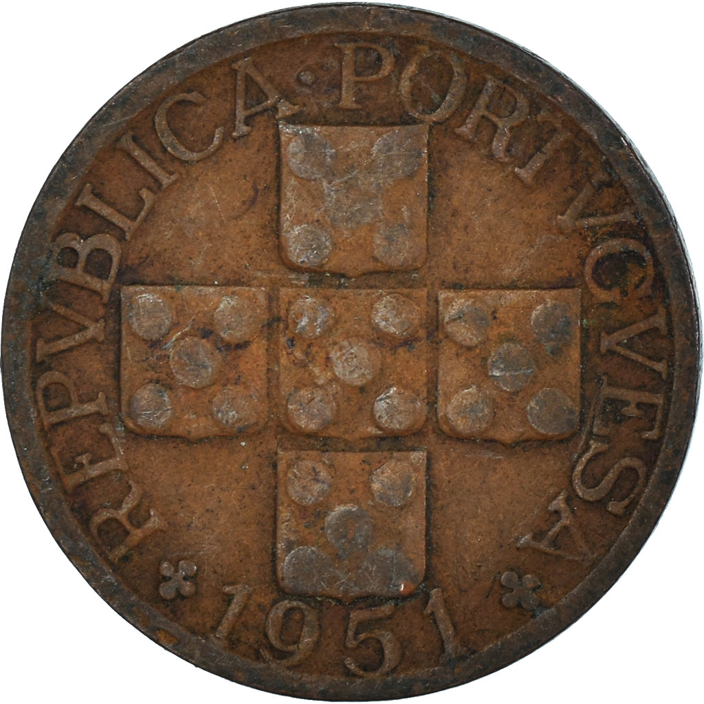 Munten, Portugal, 20 Centavos, 1951