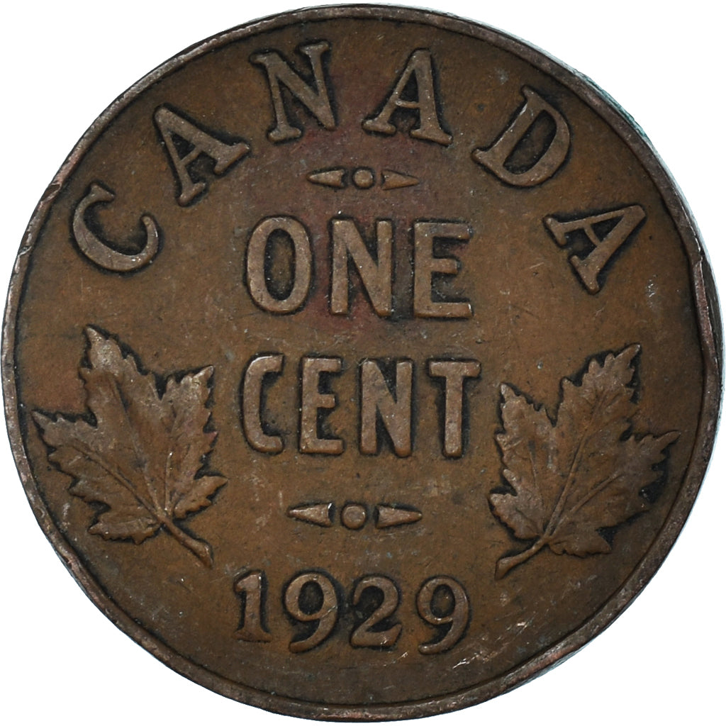 Monnaie, Canada, Cent, 1929