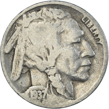 Monnaie, États-Unis, 5 Cents, 1937