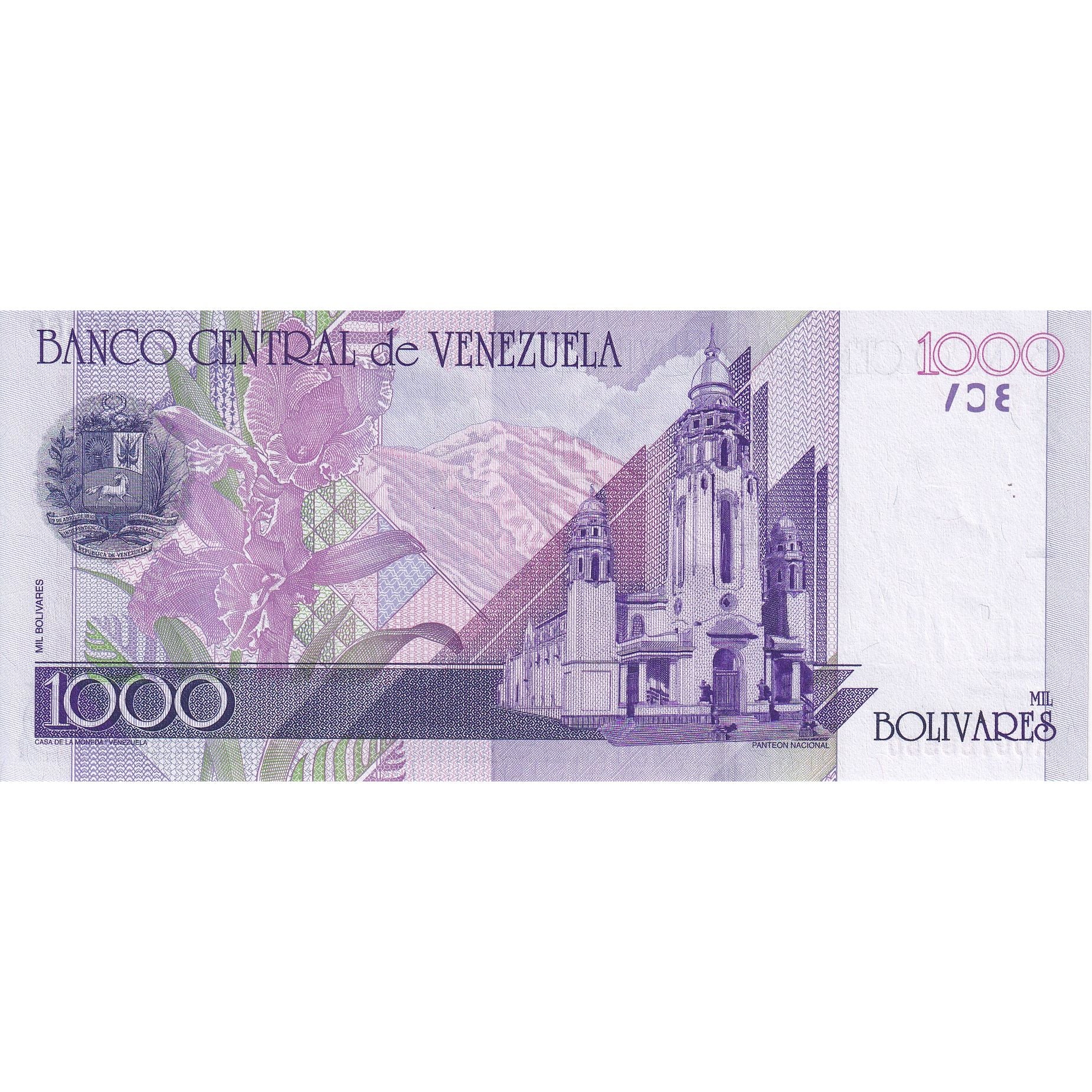 Venezuela, 1000 Bolivares, 1998, 1998-09-10, KM:79, UNC(60-62)