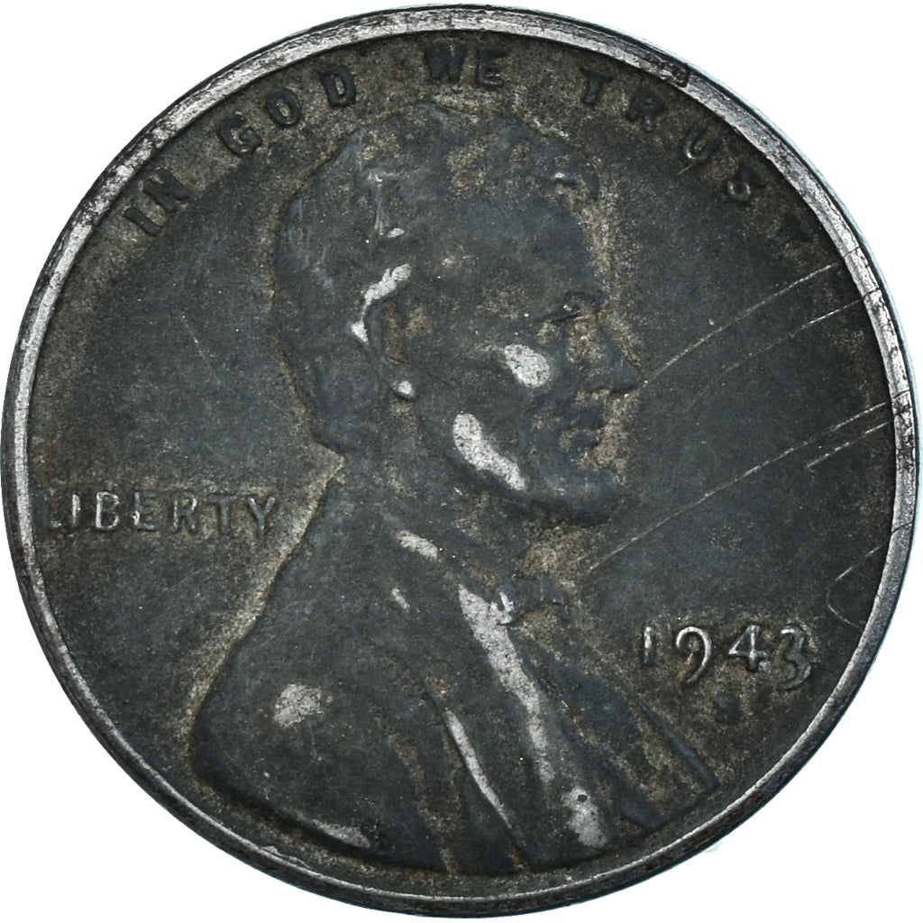 Coin, United States, Cent, 1943