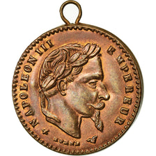 France, Médaille, Napoléon III, Réunion de la Lorraine et du Barrois à la