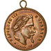 France, Médaille, Napoléon III, Réunion de la Lorraine et du Barrois à la