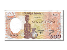 Gabon, 500 Francs, 1985, KM #8, 1985-01-01, AU(55-58), A02