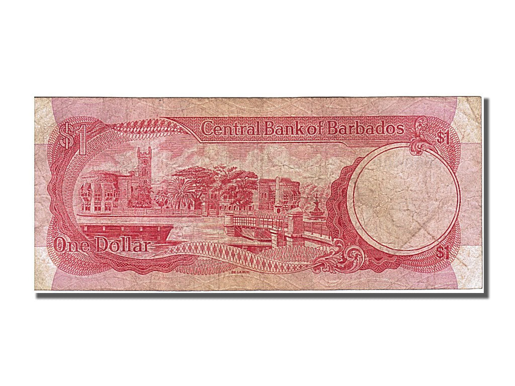 Barbados, 1 Dollar, 1973, KM #29a, EF(40-45), F