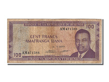 Burundi, 100 Francs, 1977, KM #29a, 1977-07-01, EF(40-45), AM