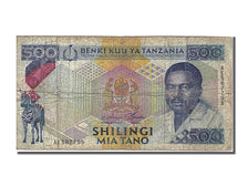 Tanzania, 500 Shilingi, 1989, KM #21a, EF(40-45), AE