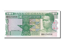 Ghana, 1 Cedi, 1982, KM #17b, 1982-03-06, UNC(65-70), BB