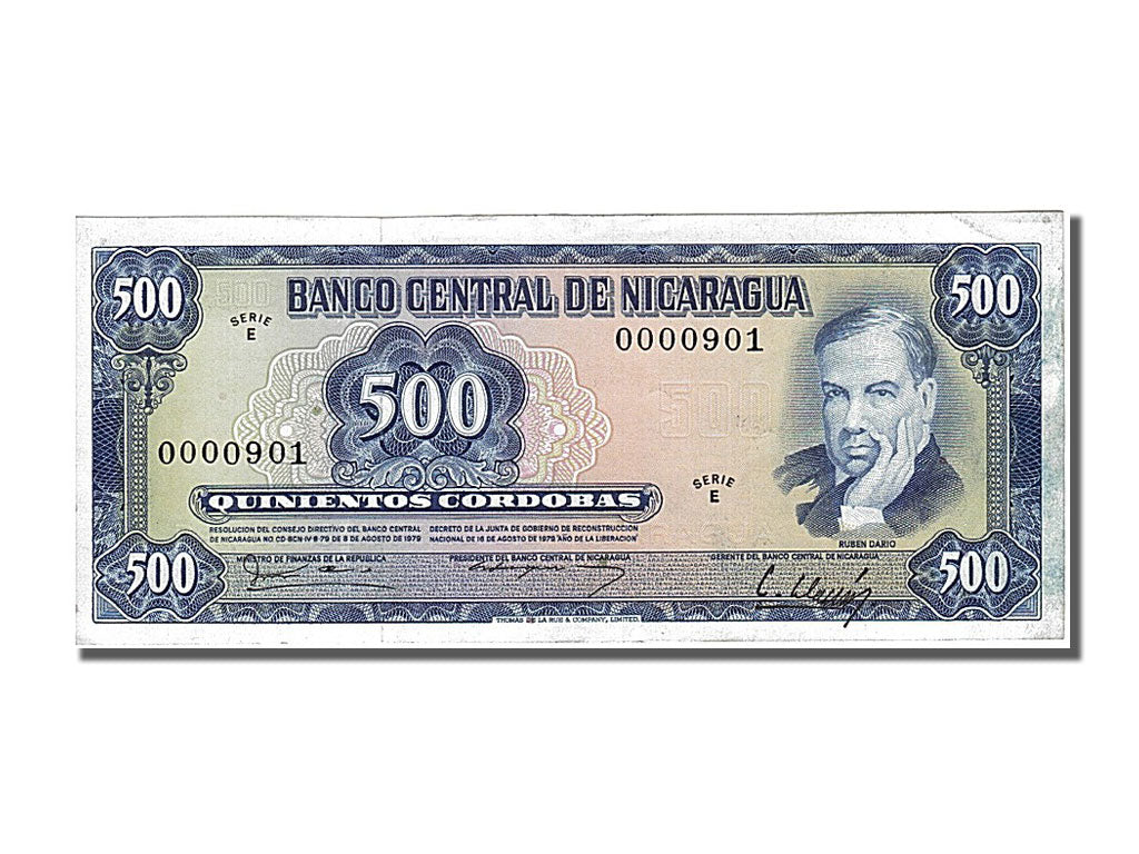 Nicaragua, 500 Córdobas, 1979, KM #133, UNC(65-70), E
