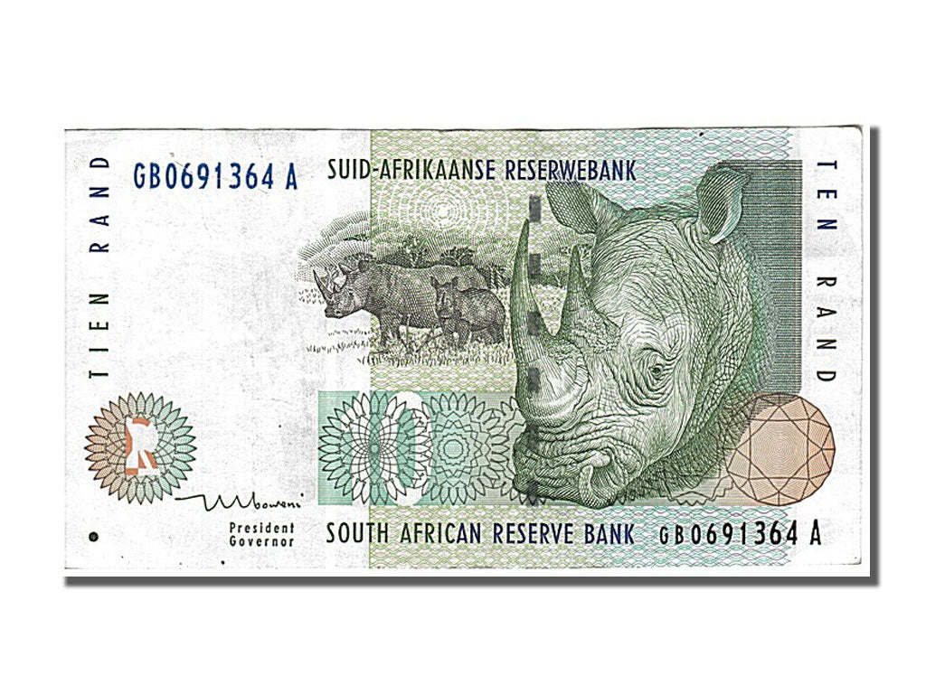 Afrique du Sud, 10 Rand type 1992-94
