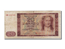 Germany - Democratic Republic, 20 Mark, 1964, KM #24a, EF(40-45), DM