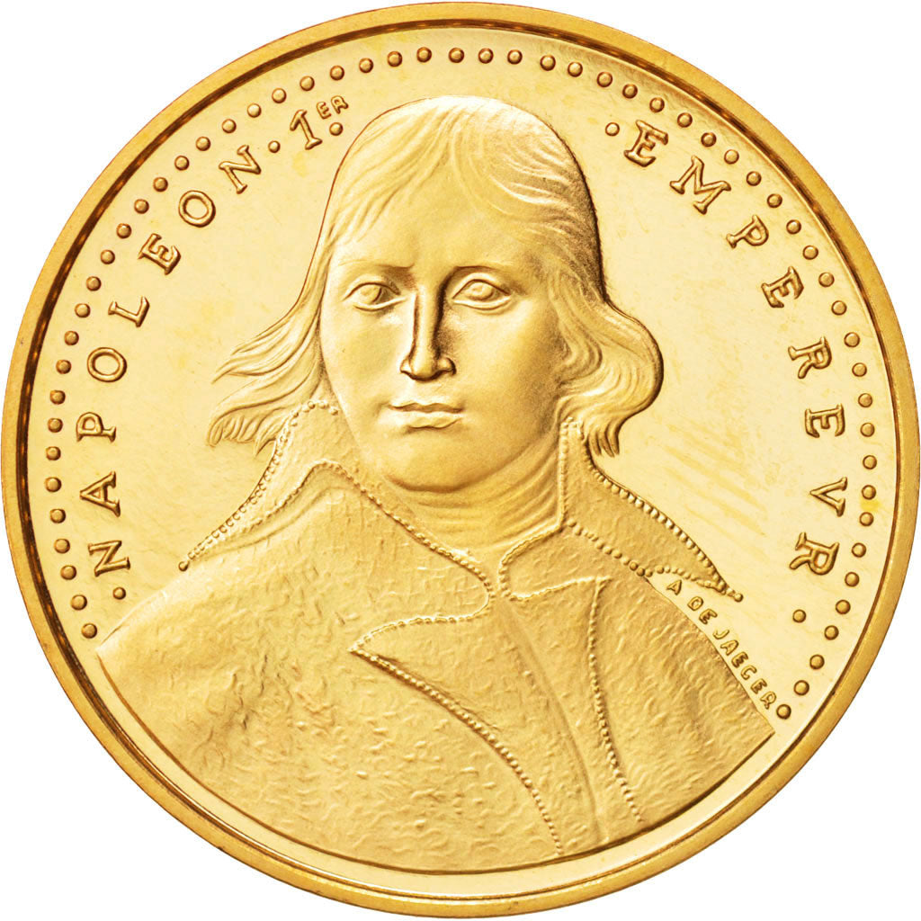 History, French Fifth Republic, Napoleon I, Medal, 1969, MS(63), Gold, 32 mm