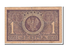 Poland, 1 Marka, 1919, KM #19, 1919-05-17, VF(30-35), IBF