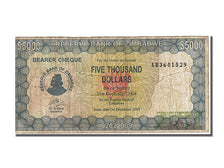 Zimbabwe, 5000 Dollars, 2004, KM #21d, 2004-12-31, AU(50-53), AB