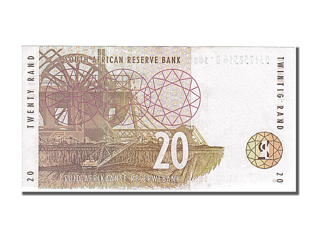 South Africa, 20 Rand, 1999, KM #124b, UNC(63), GJ