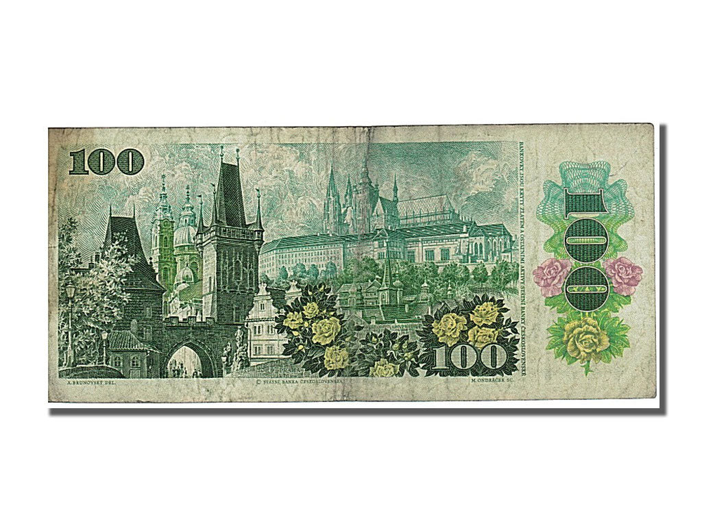 Czechoslovakia, 100 Korun, 1989, KM #97, EF(40-45), A06