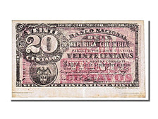 Colombia, 20 Centavos, 1900, KM #264, 1900-09-30, UNC(65-70), 114685