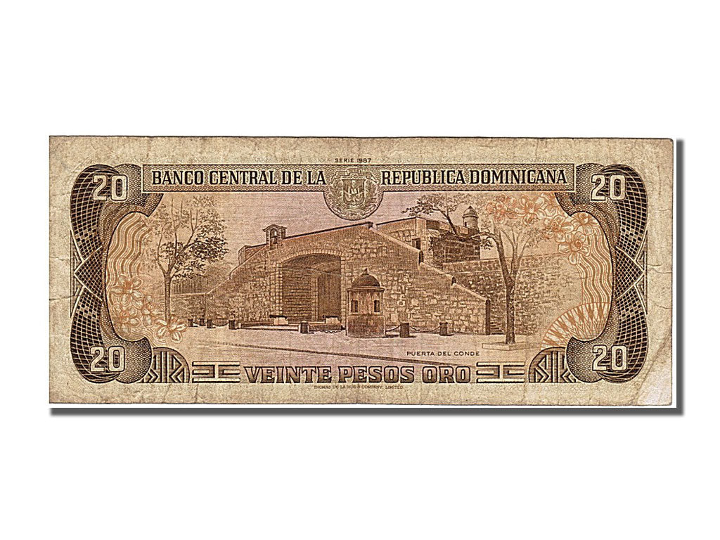 République Dominicaine, 20 Pesos Oro type 1977-80