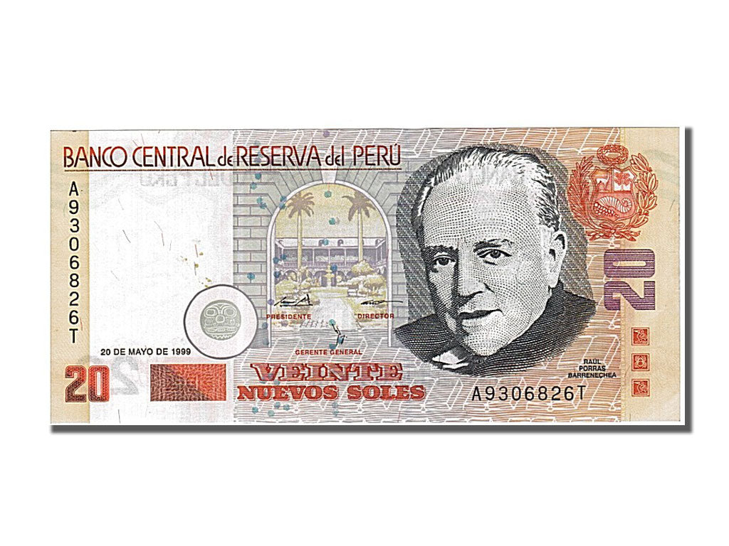 Peru, 20 Nuevos Soles, 1999, KM #170, 1999-05-20, UNC(65-70), A9306826T