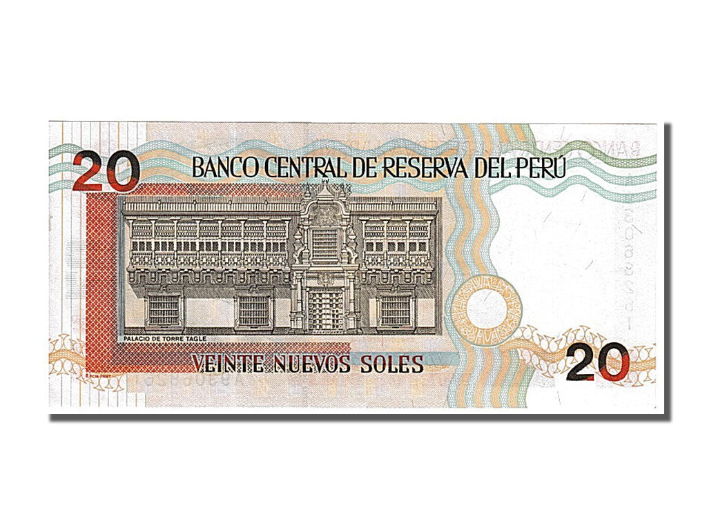 Peru, 20 Nuevos Soles, 1999, KM #170, 1999-05-20, UNC(65-70), A9306826T