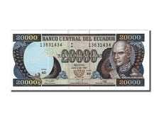 Ecuador, 20,000 Sucres, 1997, KM #129b, 1997-06-02, AU(55-58), AD