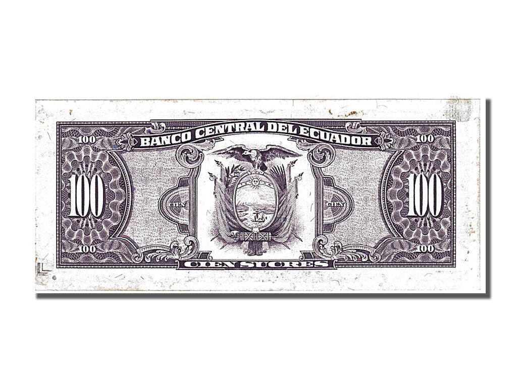 Ecuador, 100 Sucres, 1997, KM #123Ad, 1997-04-03, EF(40-45), WH