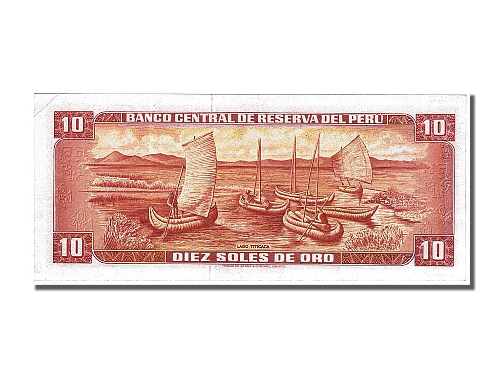 Banknote, Peru, 10 Soles De Oro, 1972, 1972-05-04, KM:100c, AU(55-58)