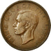 Moneda, Nueva Zelanda, George VI, Penny, 1950, MBC, Bronce, KM:21