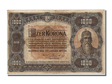 Hungary, 1000 Korona, 1920, KM #66a, 1920-01-01, AU(50-53), B01