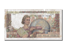 France, 10,000 Francs, 10 000 F 1945-1956 ''Génie Français'', 1946, KM #132a, 19