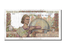 Banconote, Francia, 10,000 Francs, 10 000 F 1945-1956 ''Génie Français''
