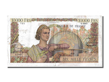Banknote, France, 10,000 Francs, 10 000 F 1945-1956 ''Génie Français'', 1953
