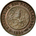 Coin, Netherlands, Wilhelmina I, 1/2 Cent, 1894, AU(55-58), Bronze, KM:109.2