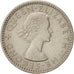 Nuova Zelanda, Elizabeth II, 6 Pence, 1965, BB+, Rame-nichel, KM:26.2