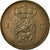 Coin, Netherlands, William III, Cent, 1870, AU(55-58), Copper, KM:100