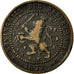 Moneda, Países Bajos, William III, Cent, 1877, MBC, Bronce, KM:107.1