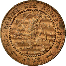 Coin, Netherlands, William III, Cent, 1878, AU(55-58), Bronze, KM:107.1