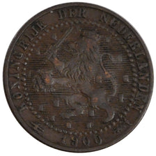 Coin, Netherlands, Wilhelmina I, Cent, 1900, AU(50-53), Bronze, KM:107.2