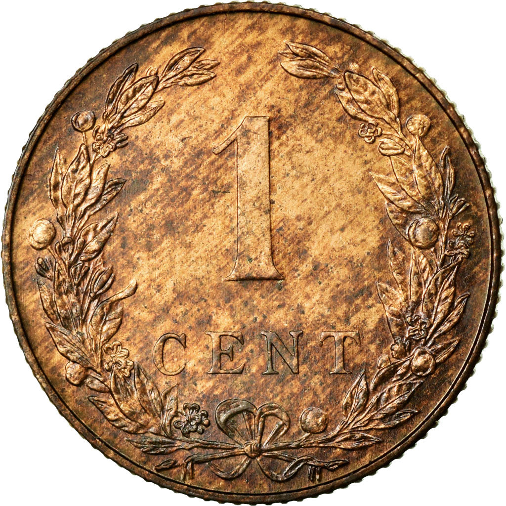 Coin, Netherlands, Wilhelmina I, Cent, 1905, MS(60-62), Bronze, KM:132.1