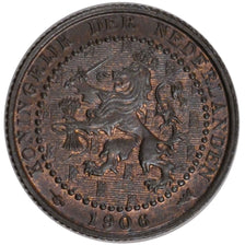 Netherlands, 1 Cent, 1906, KM #132, MS(60-62), Bronze, 2.50