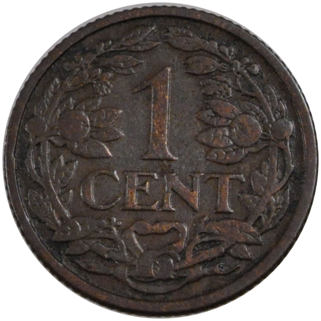 Coin, Netherlands, Wilhelmina I, Cent, 1916, AU(55-58), Bronze, KM:152