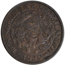 Coin, Netherlands, Wilhelmina I, Cent, 1920, AU(55-58), Bronze, KM:152