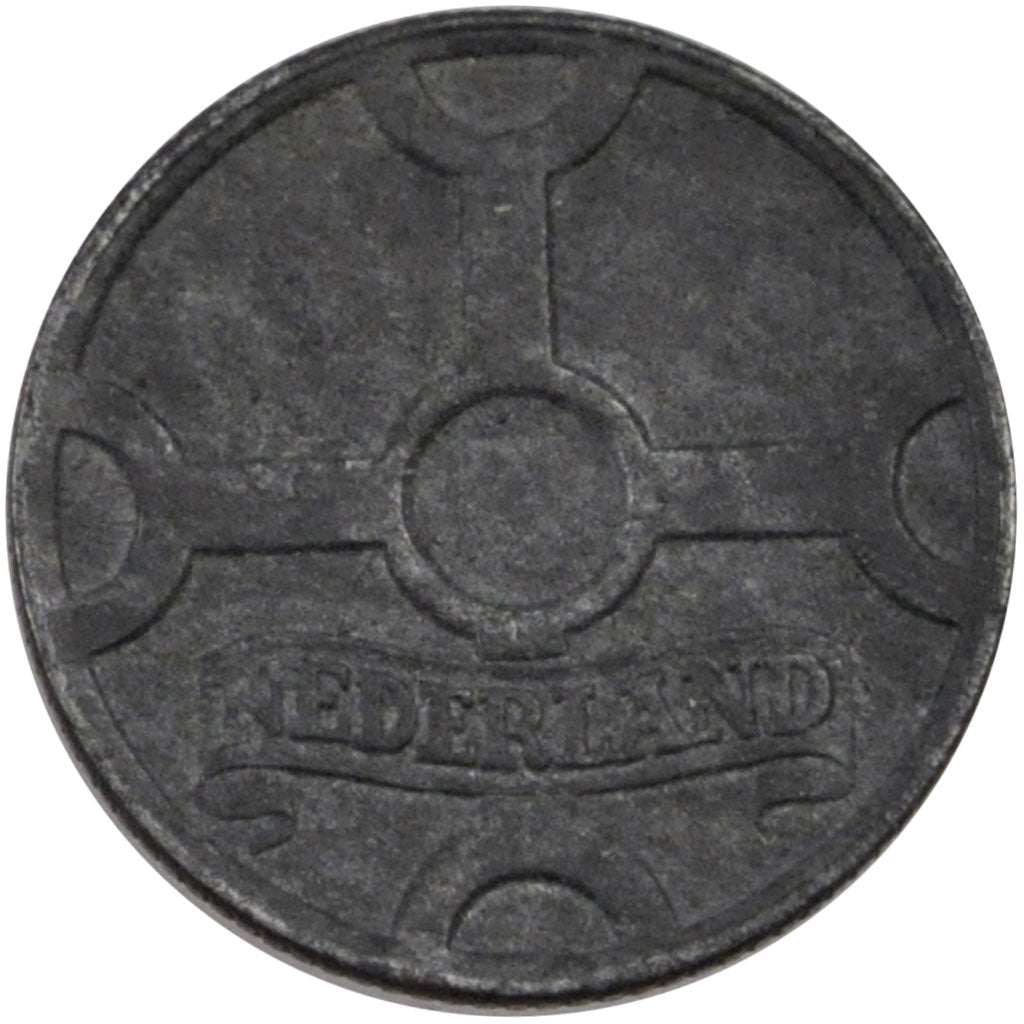 NETHERLANDS, Cent, 1941, KM #170, AU(55-58), Zinc, 17, 1.97