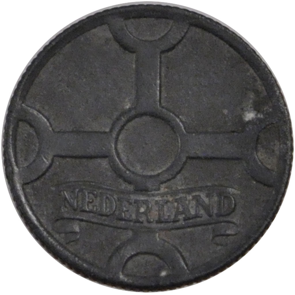 NETHERLANDS, Cent, 1944, KM #170, AU(50-53), Zinc, 17, 1.99
